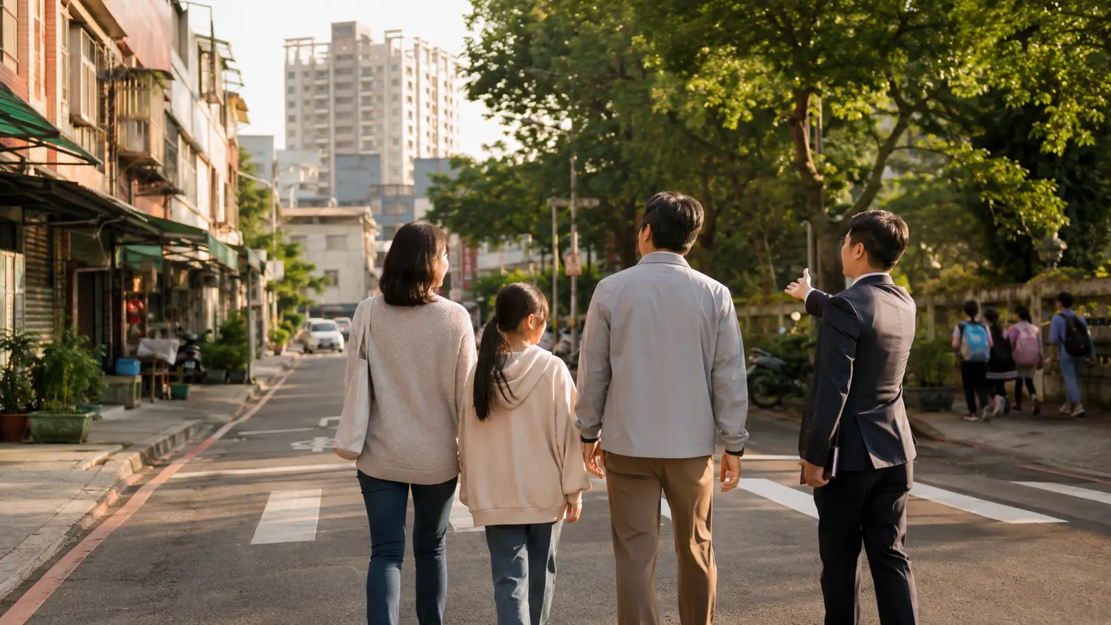 台灣家庭與房地產顧問走訪竹北成熟舊市區住宅生活圈