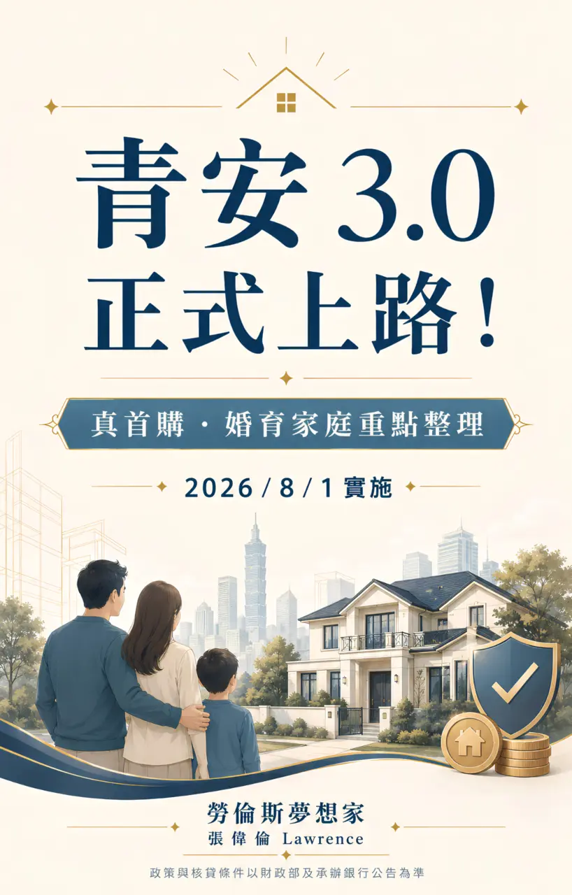 新青安3.0正式上路，竹南頭份首購族必看