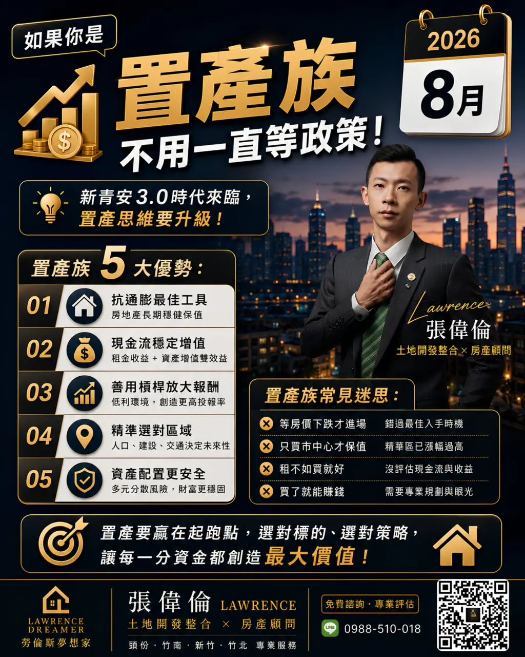 置產族不用一直等政策
