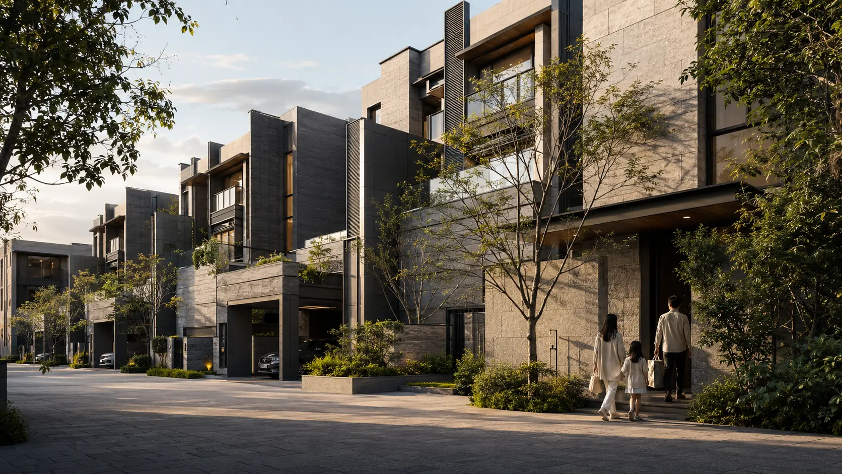 凱歌莊園新竹住宅生活情境原創示意圖,非實際建案外觀