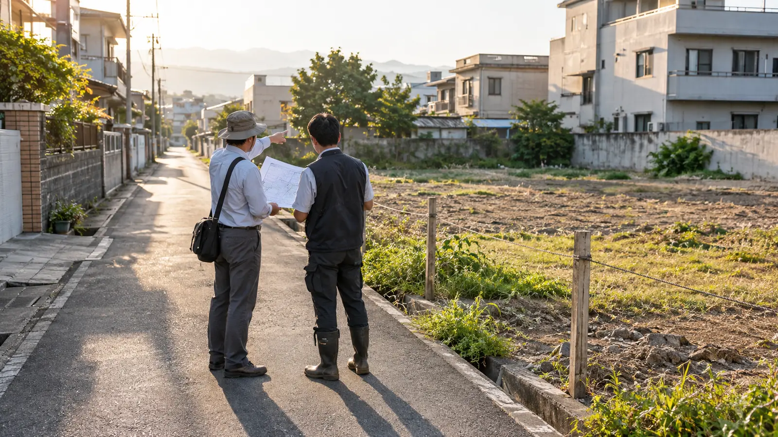 既成道路怎麼認定?地主權益、通行限制與處理方向的台灣土地實務攝影情境圖