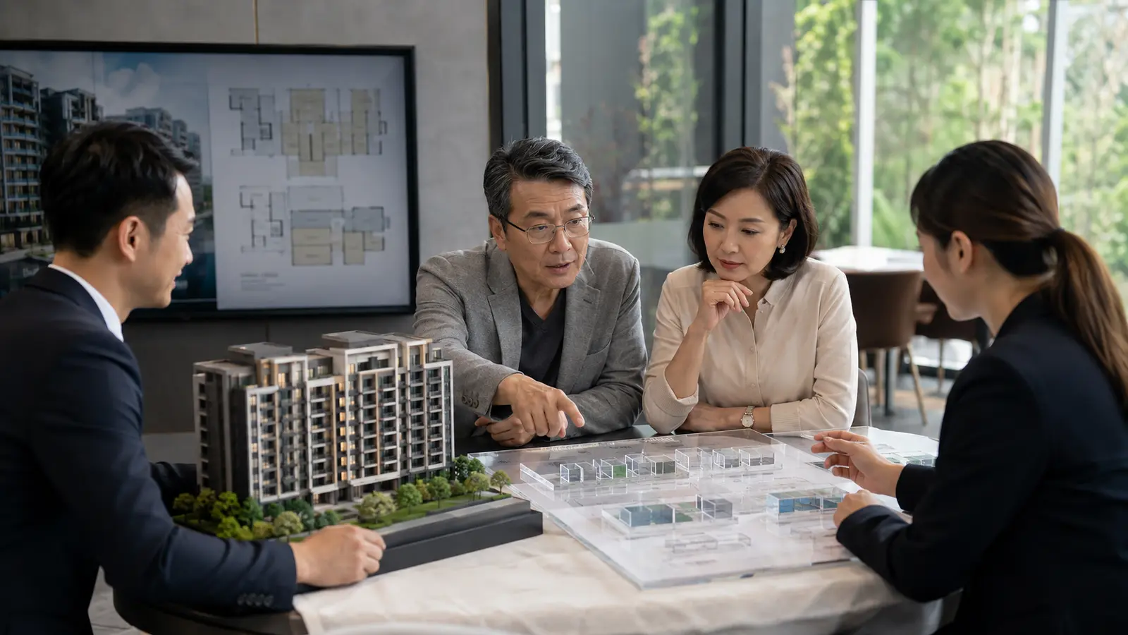 台灣地主夫妻與專業團隊比較合建分屋模型、戶別與成本資料