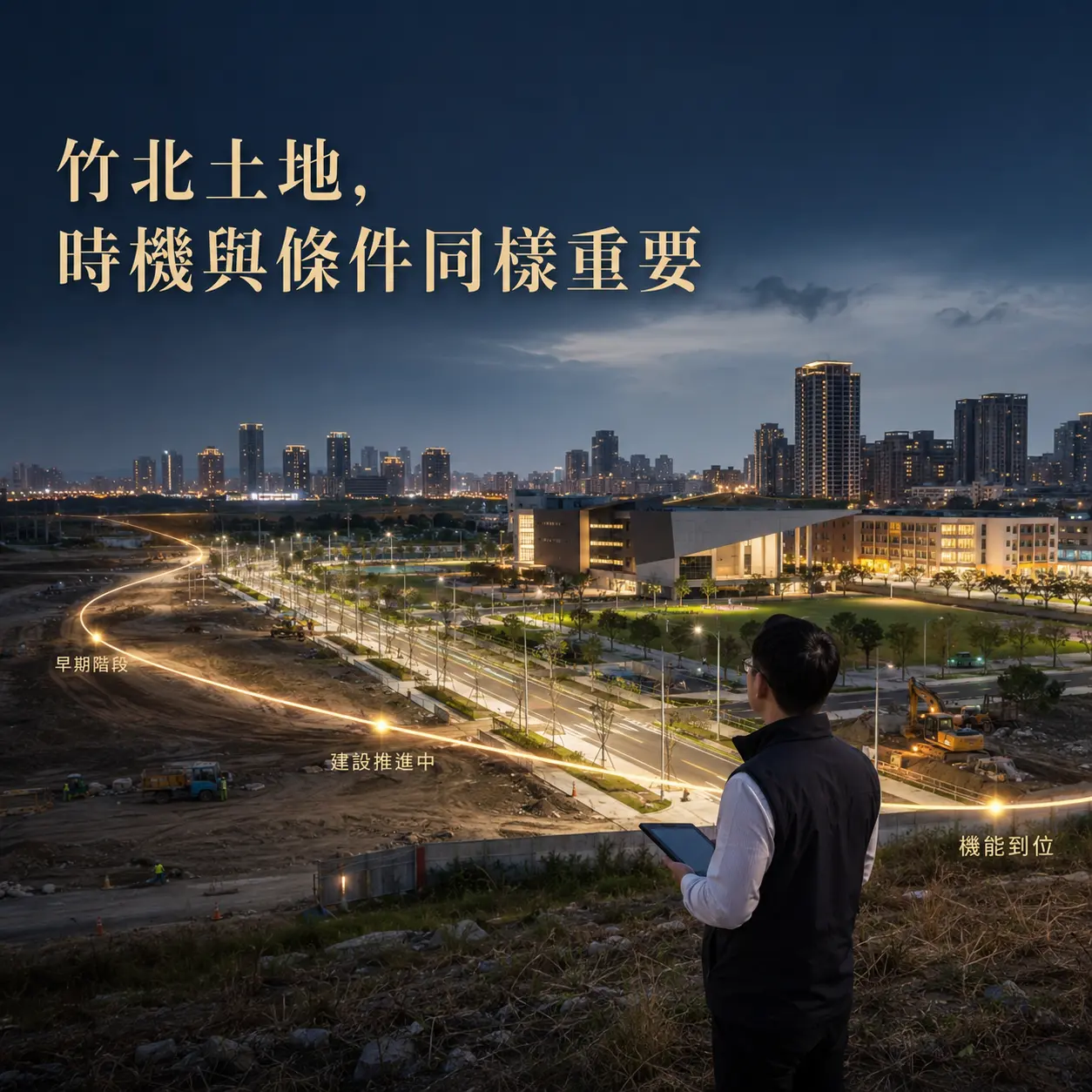 竹北重劃區土地何時評估？開發時機案例解析｜張偉倫 Lawrence