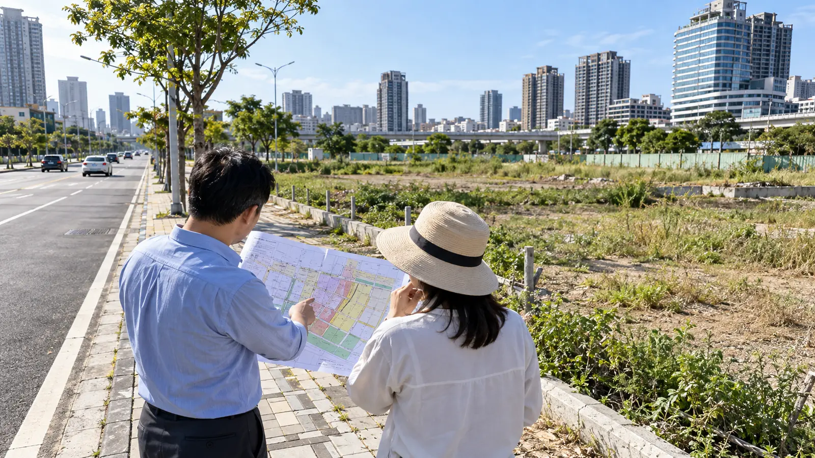 公共設施保留地不是只能等徵收：先查容積移轉與稅負條件的台灣地主諮詢匿名情境照片