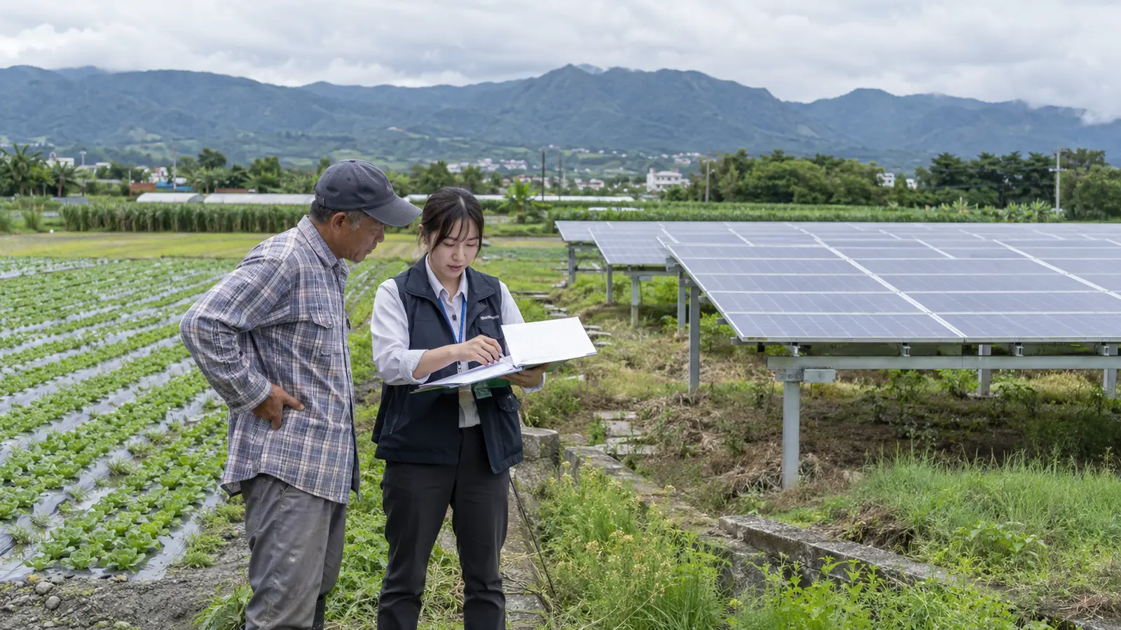 農地出租種電前要查什麼？容許使用、稅負與復耕風險的台灣地主諮詢匿名情境照片
