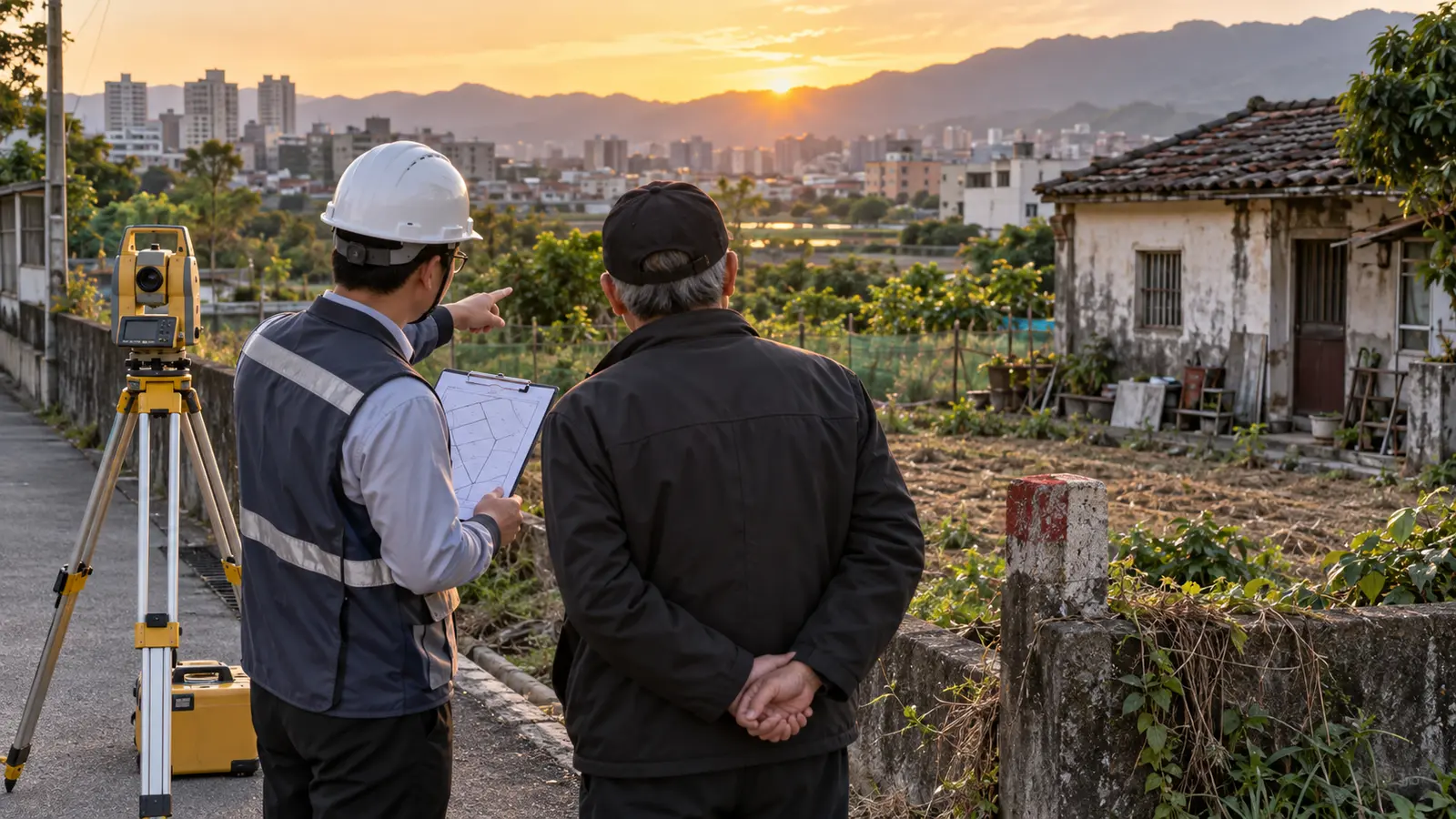 土地遭長期占用怎麼辦?處分前的查證、協商與法律程序的台灣地主諮詢情境照片