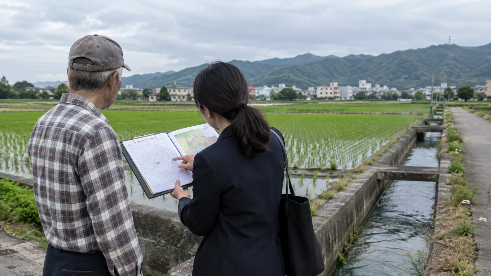 繼承的農地能不能蓋房子?先查分區、用地與農舍資格匿名地主諮詢情境重現照片