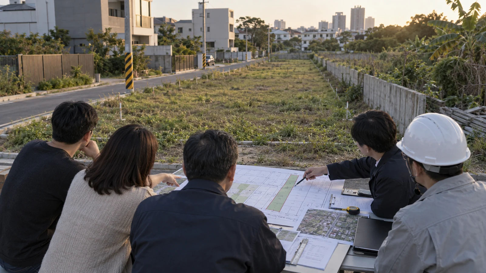 三兄妹共有狹長土地:先查可分割性,再談買回持分匿名地主諮詢情境重現照片