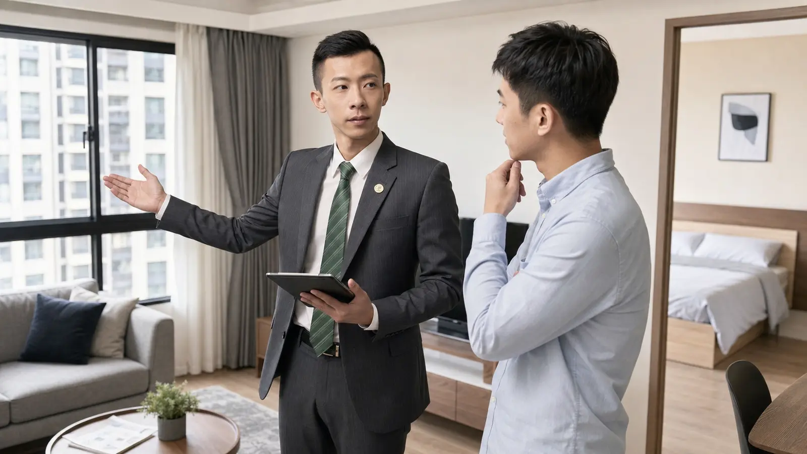 工作臨時調動，一個月內要找到房子成交故事人物情境照