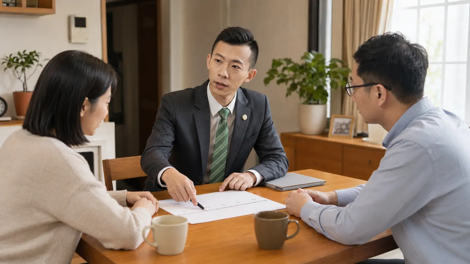 交屋日期喬不攏，買賣雙方各退一步成交故事人物情境照