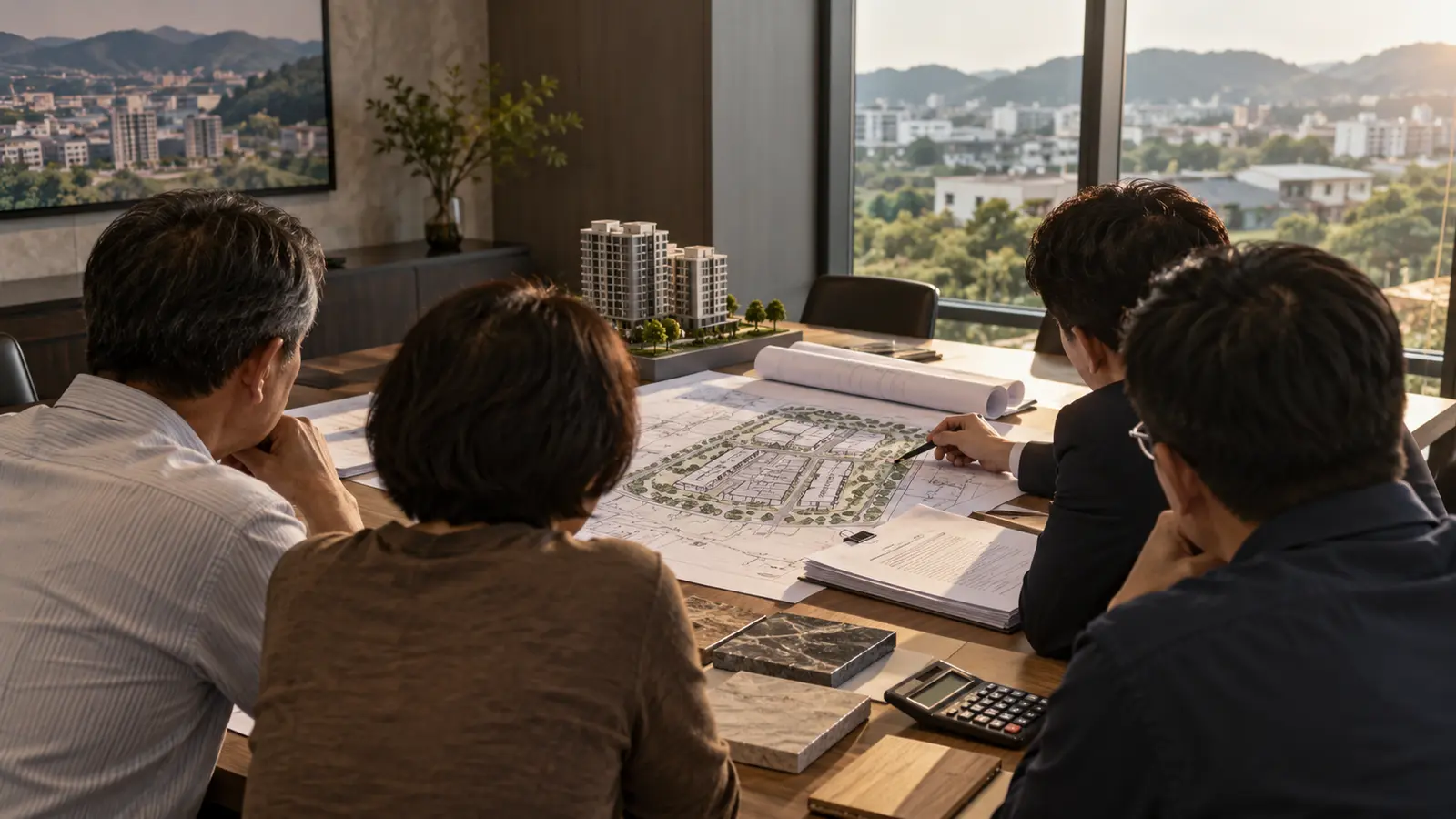 竹南地主與建商合建：八個月把比例談成可執行契約匿名情境重現